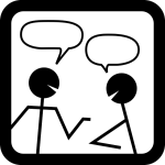 talking